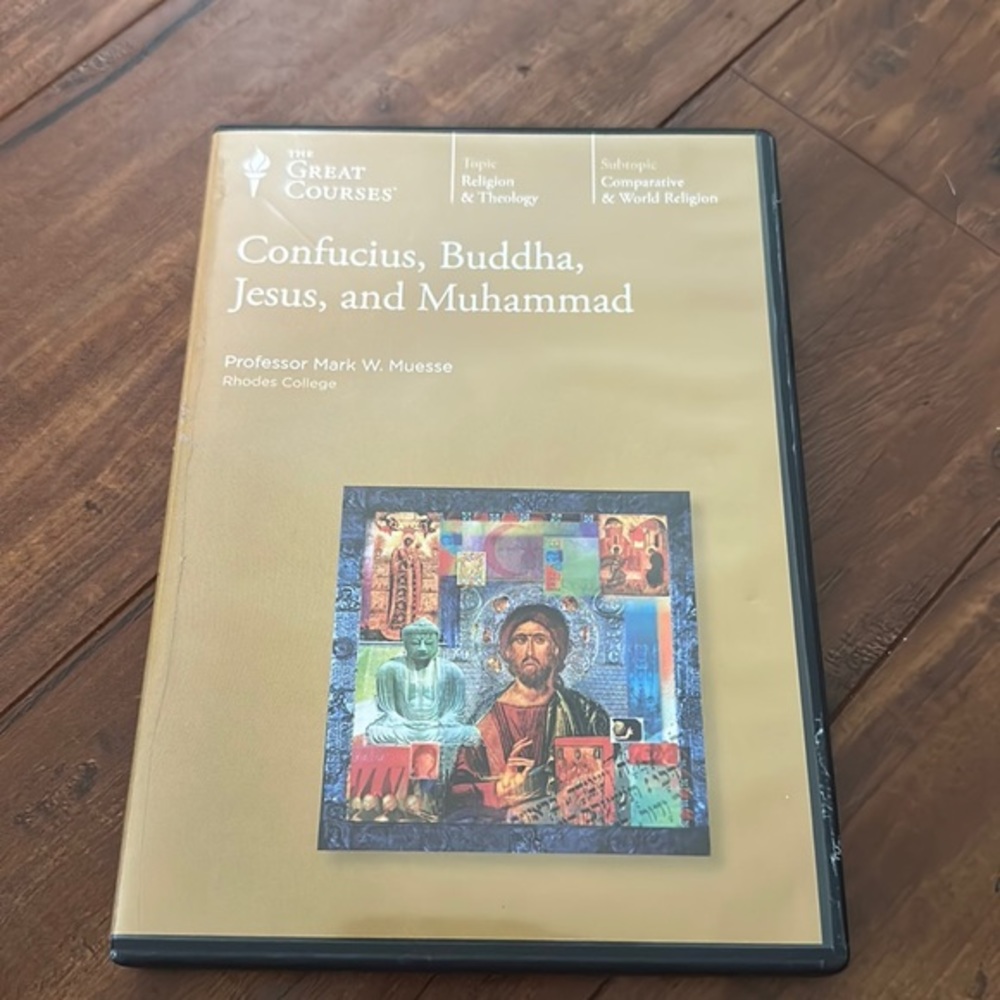 The Great Courses Confucius Buddha Jesus Muhammad 6 DVD World Religions